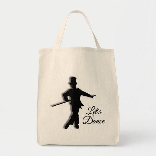 Tapdanser Let's Dance Grote Tote Tas (Voorkant)