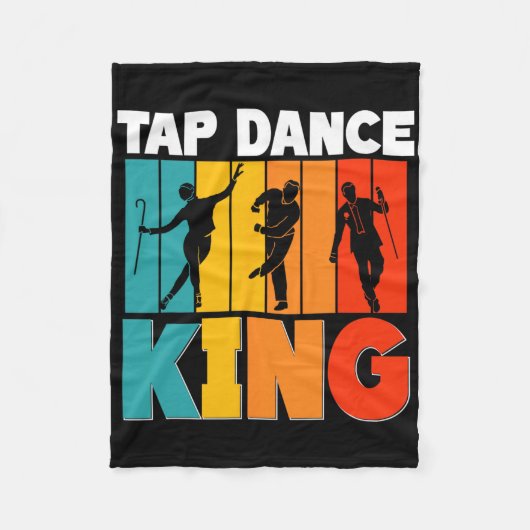 Tapdanskoning, Tapdanser Fleece Deken (Voorkant)