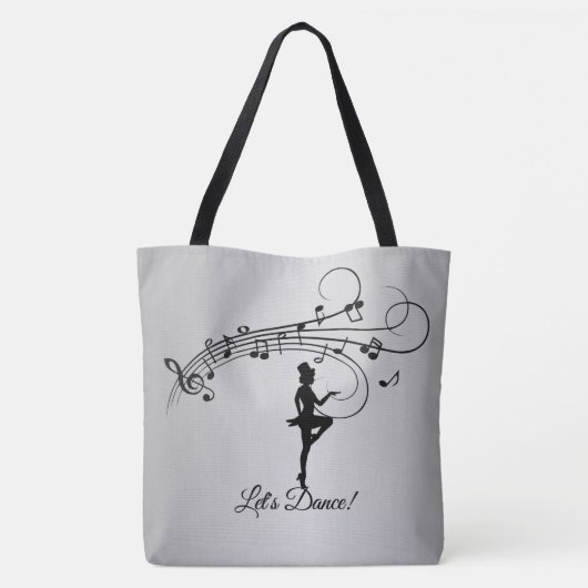 Tapdansleider Tote Bag (Achterkant)
