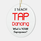 tapdansles keramisch ornament (Links)