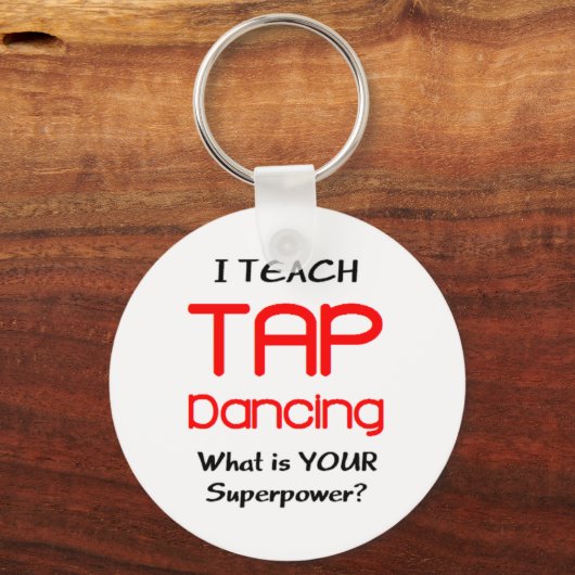 tapdansles sleutelhanger (Voorkant)