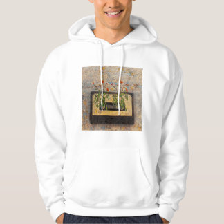 tape, bloemen, hoodie