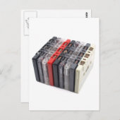 Tape-cassette Briefkaart (Voorkant / Achterkant)