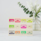 Tape-cassette Briefkaart (Staand voorkant)