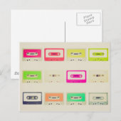 Tape-cassette Briefkaart (Voorkant / Achterkant)