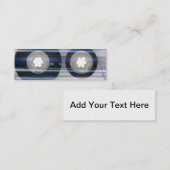 Tape Cassette-Visitekaartje Mini Visitekaartje (Voorkant / Achterkant)