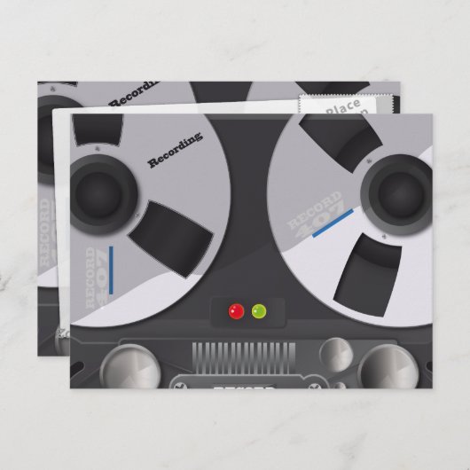 Tape-decorder Briefkaart (Voorkant / Achterkant)