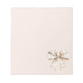 Tape Measure Bow Notitieblok (Voorkant)