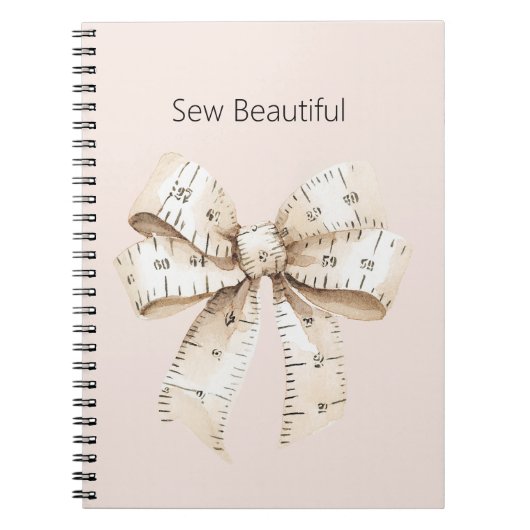 Tape Measure Bow Notitieboek (Voorkant)