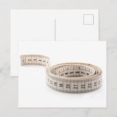 Tape measure briefkaart (Voorkant / Achterkant)