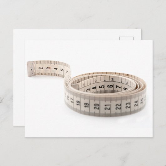 Tape measure briefkaart (Voorkant / Achterkant)