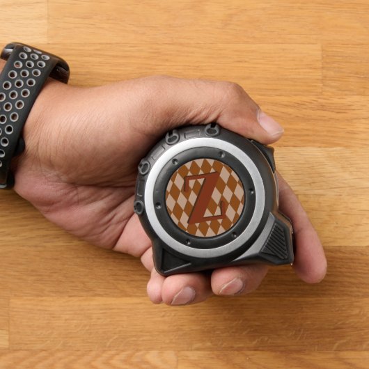 Tape Measure - Monogram op diamantvormen Rolmaat (Huis)