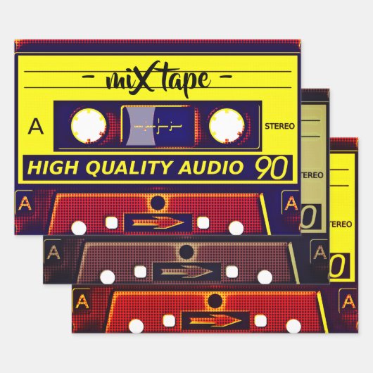 Tape mengen inpakpapier vel (Set)