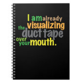 tape over je mond notitieboek (Voorkant)