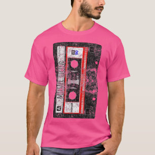 Tape Pencil 70's 80's 90's Music T-shirt