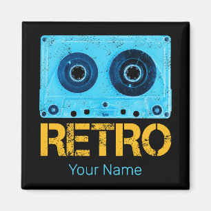 Tape Retro Zoek voor Cassette 80s Party Magneet