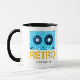 Tape Retro Zoek voor  Cassette 80s Party Mok