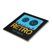 Tape Retro Zoek voor  Cassette 80s Party Tegeltje (Zijkant)