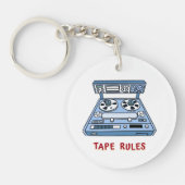 Tape Rules Sleutelhanger voor Studio Recording Eng (Voorkant)