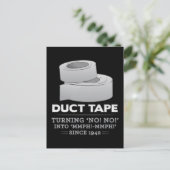 tape van kanaal - nee draaien ! nee! in mmph! mmph briefkaart (Staand voorkant)