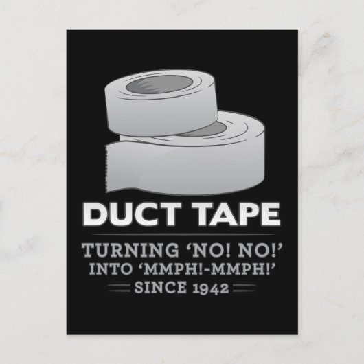 tape van kanaal - nee draaien ! nee! in mmph! mmph briefkaart (Voorkant)