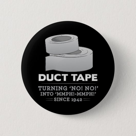 tape van kanaal - nee draaien ! nee! in mmph! mmph ronde button 5,7 cm (Voorkant)