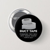 tape van kanaal - nee draaien ! nee! in mmph! mmph ronde button 5,7 cm (Voorkant /achterkant)