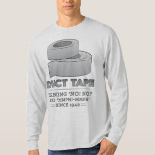 tape van kanaal - nee draaien ! nee! in mmph! mmph t-shirt