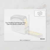 Tape voor het meten van objecten briefkaart (Achterkant)