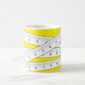 Tape Yellow Novelty meten Koffiemok (Center)