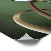 Tapeafdrukken met een lage toets poster (Hoek)