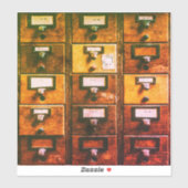  tapecataloguskast voor tapecatalogus sticker (Vel)