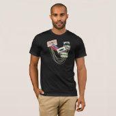 tapeclusters met laars t-shirt (Voorkant volledig)