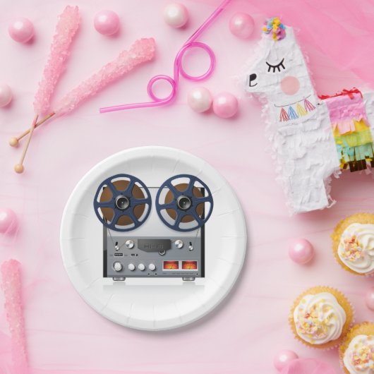  tapedrik papieren bordje (Feest)