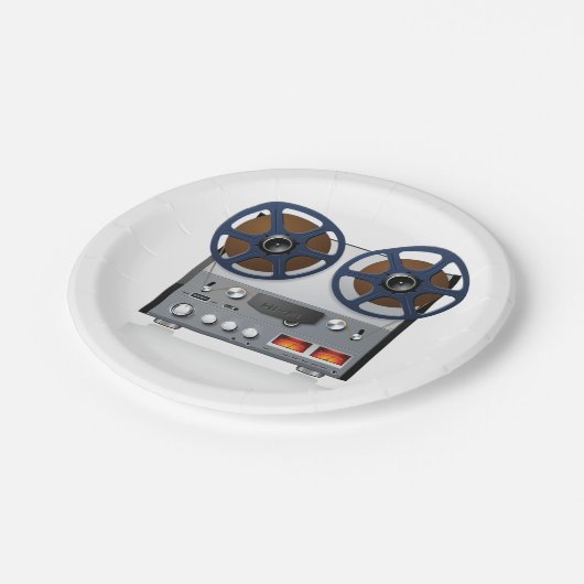  tapedrik papieren bordje (Gekanteld)