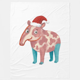 Tapeir met kerstmuts deken – Feestelijke volkskuns