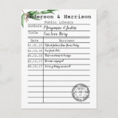 tapekaartflessen opslaan datum aankondigingskaart (Voorkant)