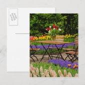 Tapeltjes in de tuin, Keukenhof Tuinen, Briefkaart (Voorkant / Achterkant)