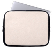 tapeluis van peach polka laptop sleeve (Voorkant)