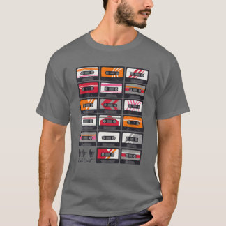 Tapemixtape Retro Cassette 1980 Music Nooit forge T-shirt
