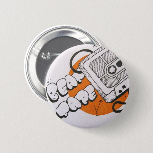 Tapenbadge slaan ronde button 5,7 cm (Voorkant /achterkant)