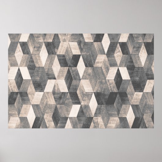 Tapenbadmat en Rug Boho Style etnische designpa Poster (Voorkant)