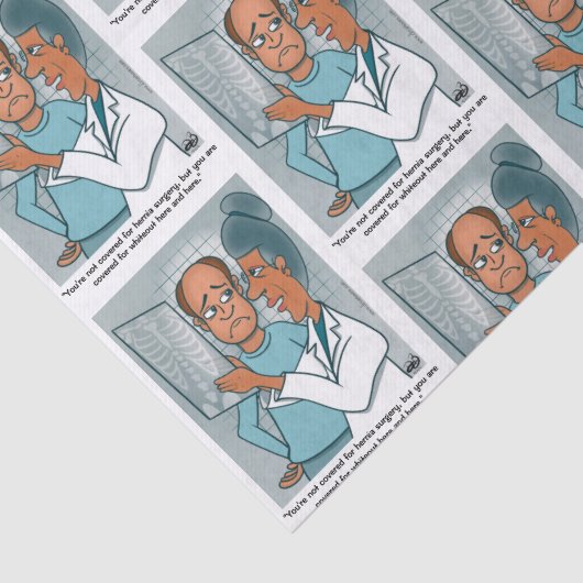 Tapepapier met X-Rays Tissuepapier (Detail)