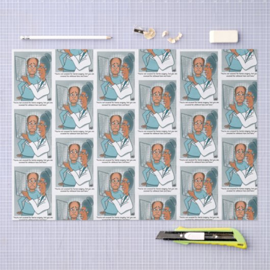 Tapepapier met X-Rays Tissuepapier (Craft)