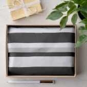 Tapepapier met zwart-wit streep tissuepapier (Geschenk)