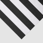 Tapepapier met zwart-wit streep tissuepapier (Detail)
