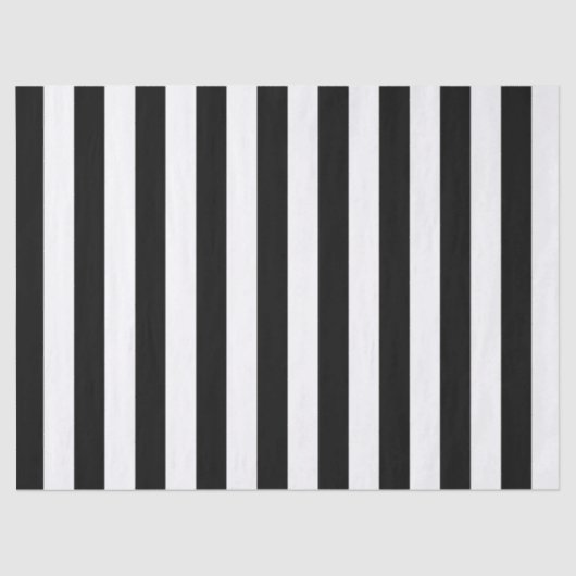 Tapepapier met zwart-wit streep tissuepapier (Voorkant)