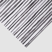 Tapepapier met zwarte en witte strepen Waterverf Tissuepapier (Detail)