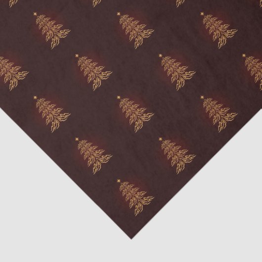 Tapepapier voor rode kerstbomen tissuepapier (Detail)