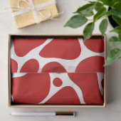 Tapepapier voor rood en wit Giraffe Tissuepapier (Geschenk)